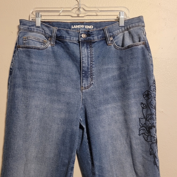 Land’s End High Rise Stove Pipe Ankle Jeans - Picture 3 of 14